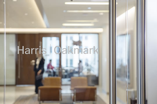 Harris Oakmark lobby door